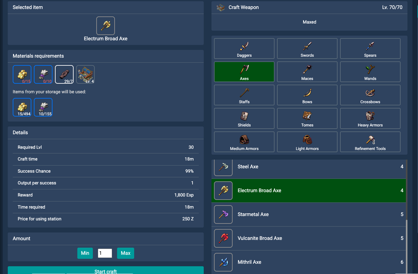 Crafting System